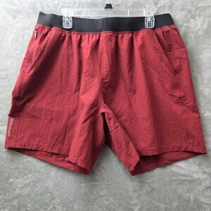 Baleaf Men’s XL Workout Shorts Red‎ Stretch